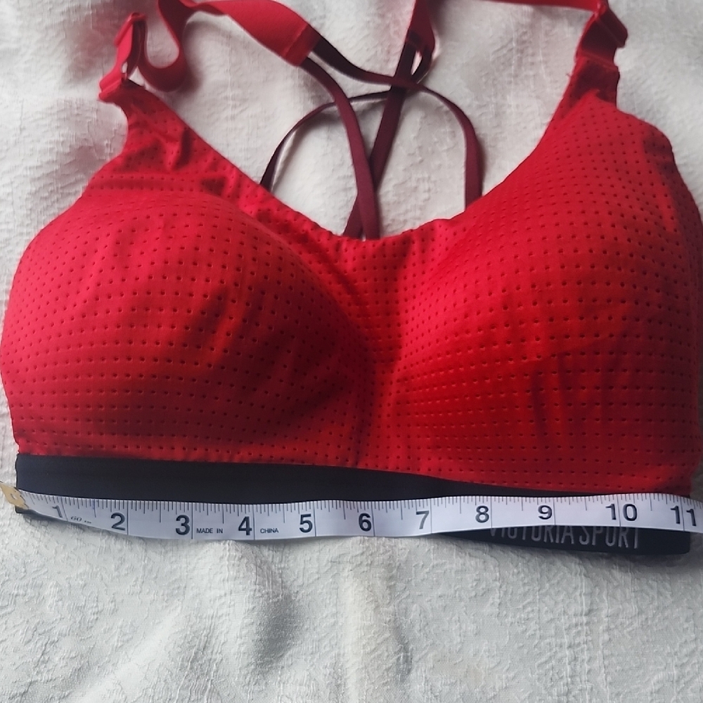 Red Performance Sports Bra - Picture 5 of 8